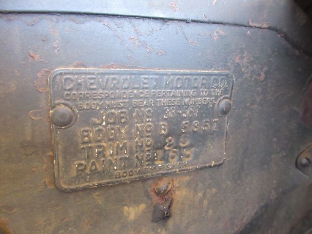 chevrolet coupe 1933 authentic barn find survivor