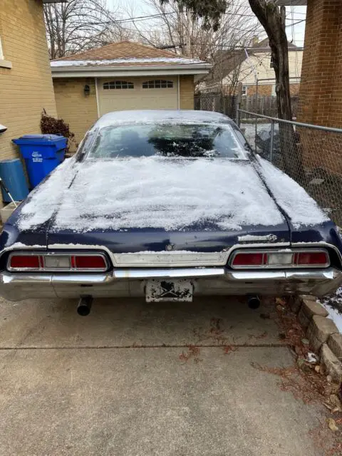 1967 chevrolet impala coupe blue rwd manual ss super sport