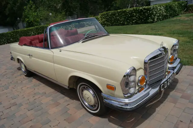 1971 280se 3.5 cabriolet-restored by renown marque specialist-known history!