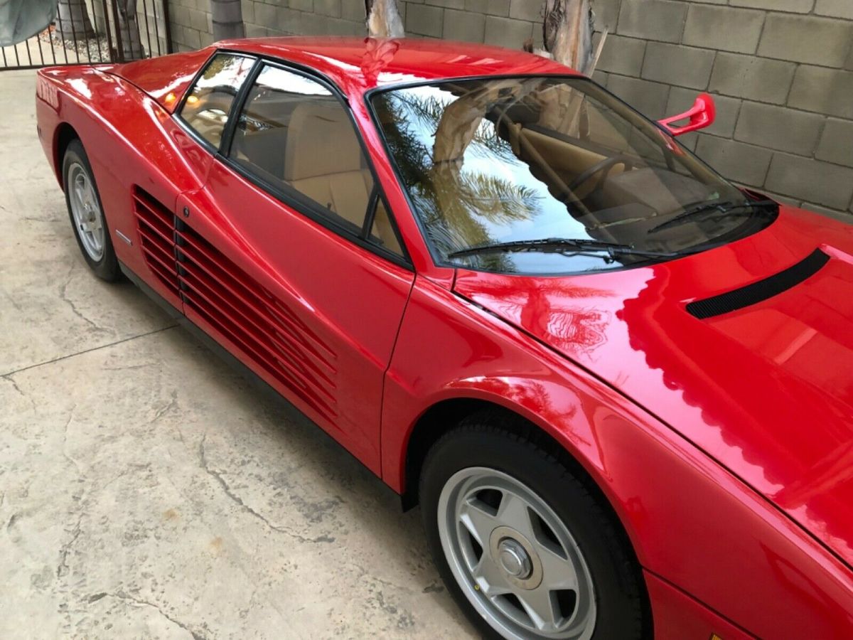 low miles original paint 1985 ferrari testarossa monospecchio - us version