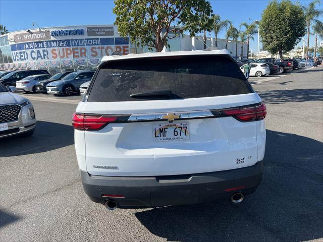 2022 chevrolet traverse lt leather