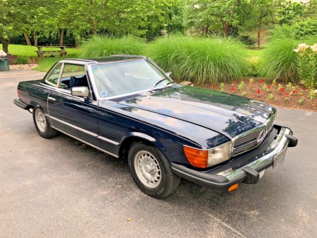 1977 mercedes 450 sl-factory 2 top convertible - low miles - beautiful!!!