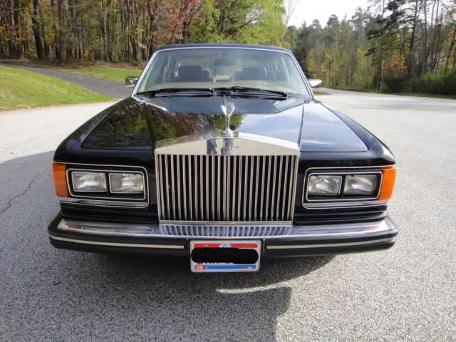 1986 rolls royce silver spur claret black/tan 2 owner