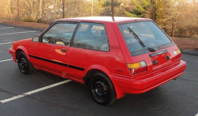 1988 toyota corolla fx hatchback red auto low miles rare l@@k nr!!!