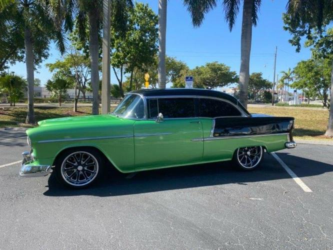 restored 1955 chevrolet bel air for sale in miami, florida