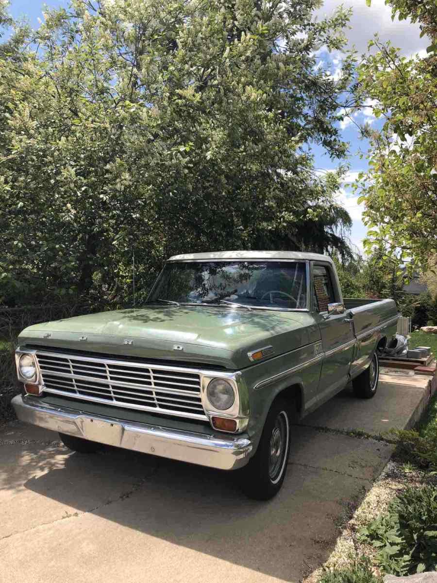 1968 ford f-100 custom cab
