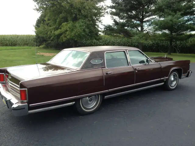 1977 lincoln continental town car 4-door 32,000 miles original