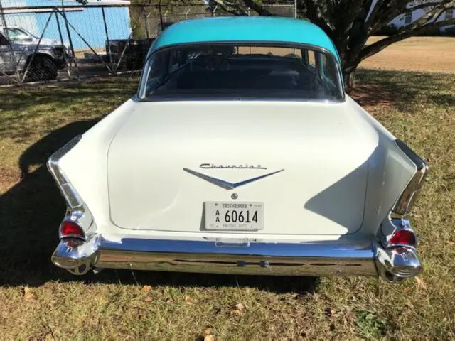 1957 chevrolet 150 blue rwd manual original