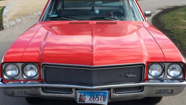 red buick skylark 4-door sedan all original but the paint 350 104xxx miles