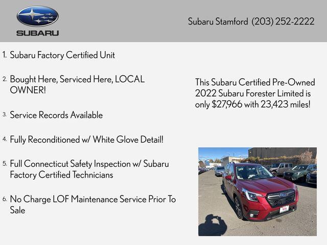 2022 subaru forester limited