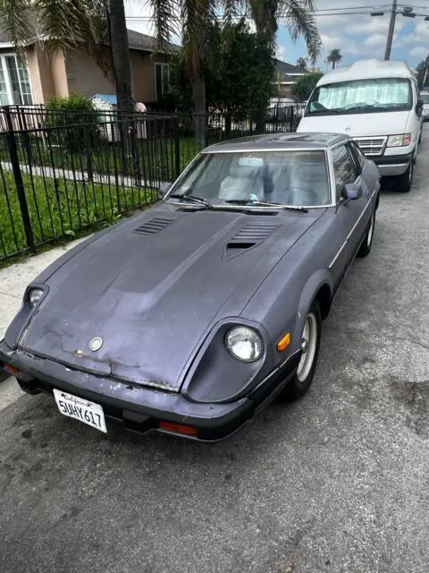 1982 nissan 280zx coupe grey rwd automatic 2+2