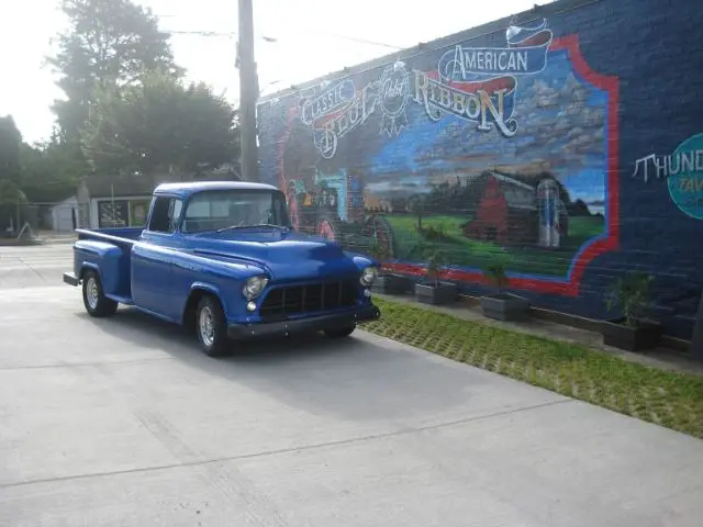 1956 chevy 1/2 ton pickup truck. 350 engine turbo 350 trans no reserve