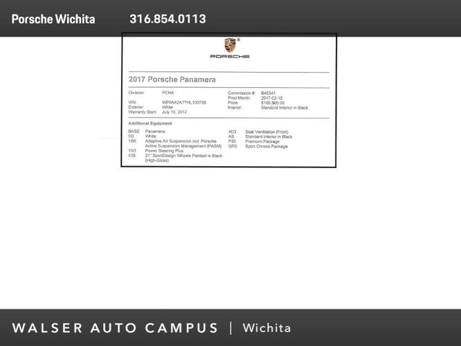 used 2017 porsche panamera wichita, ks 67206 for sale in wichita, kansas