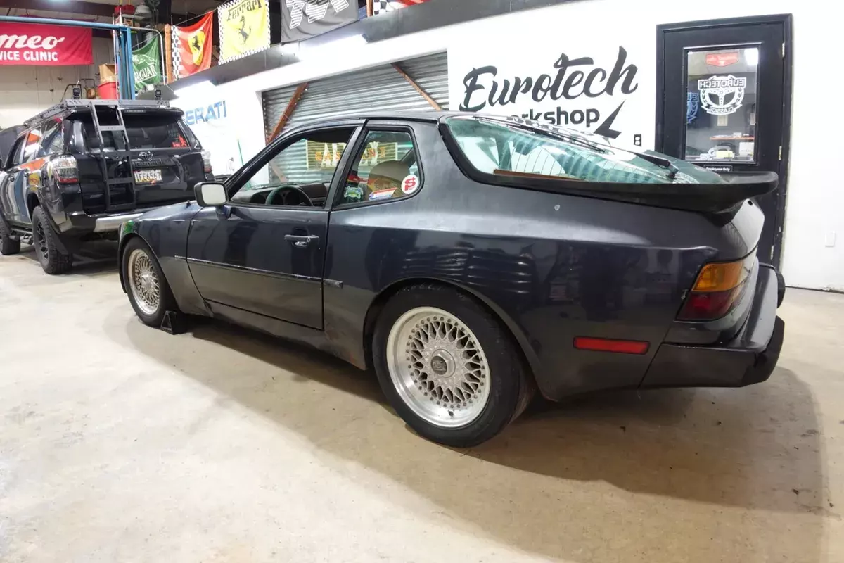 1984 porsche 944 copenhagen blue project clean title, bbs rs 3-piece wheels 16"