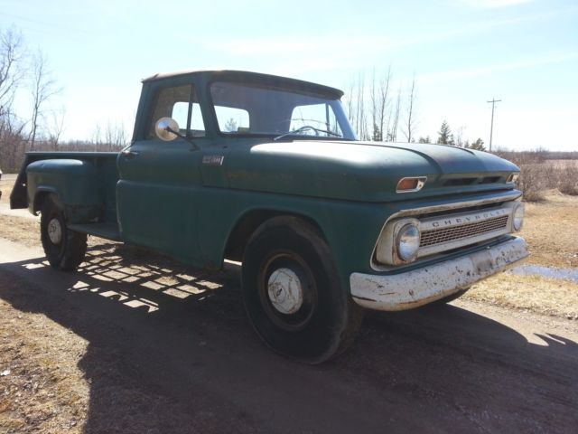 1965 chevrolet c30 rare 9 foot stepside longbox 6cyl 4spd orig paint barn find