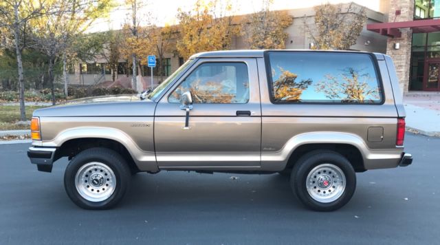 1989 ford bronco ii eddie bauer 4 wheel drive suv 2.9 liter v6 4x4 f-150
