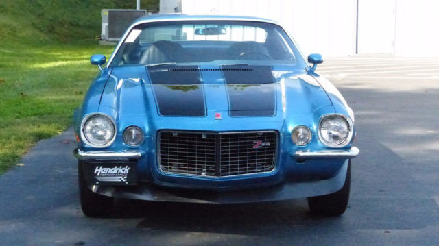 rare mulsane blue z/28 in extraordinary restored condition!! numbers matching!!