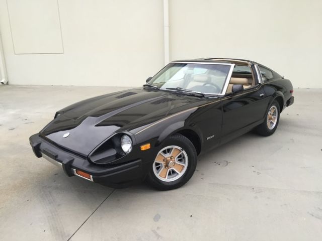 1980 datsun 280zx 5spd t-tops leather loaded nissan black gold fully restored