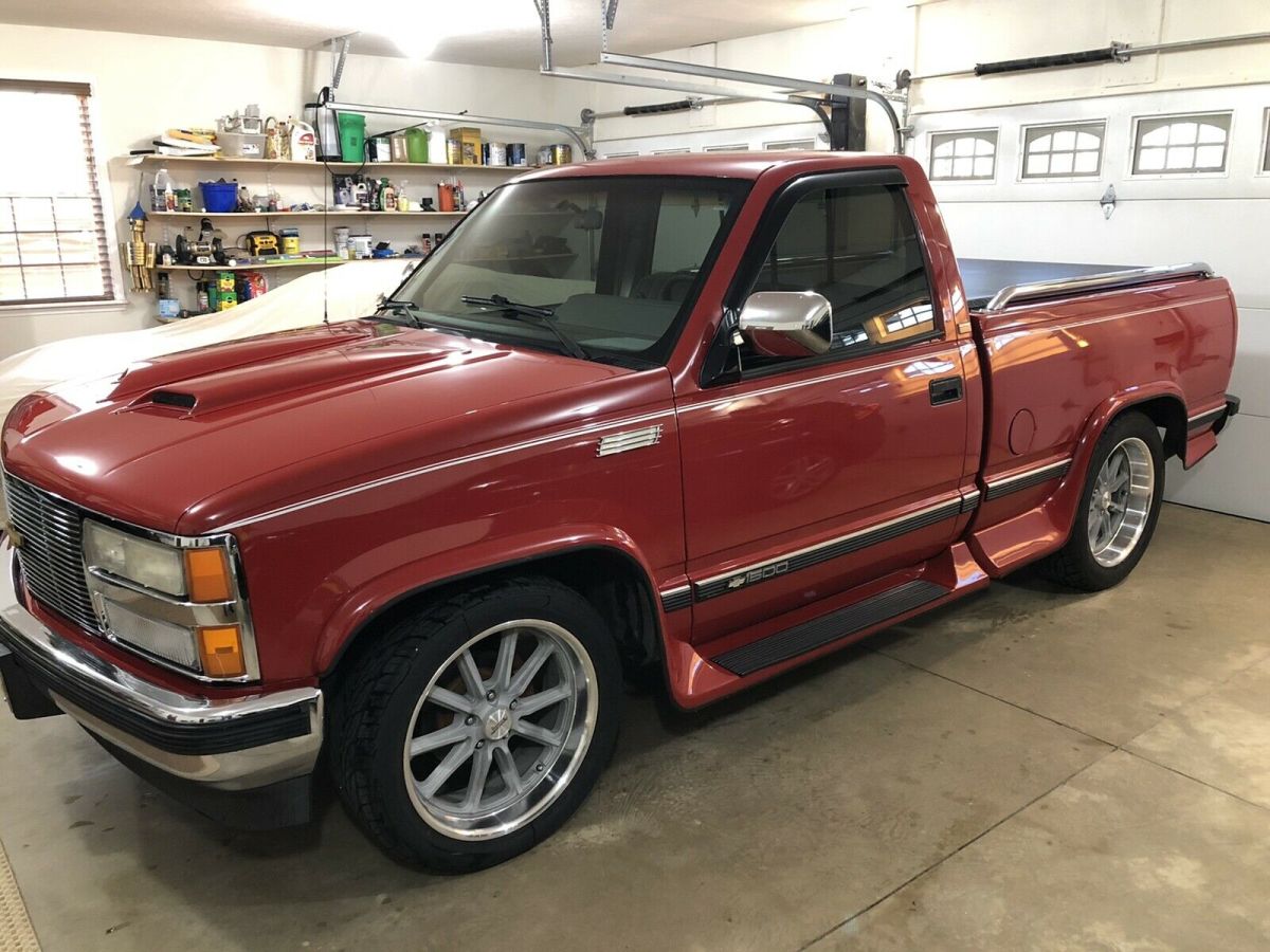 1991 chevrolet c1500 pickup red rwd automatic c1500