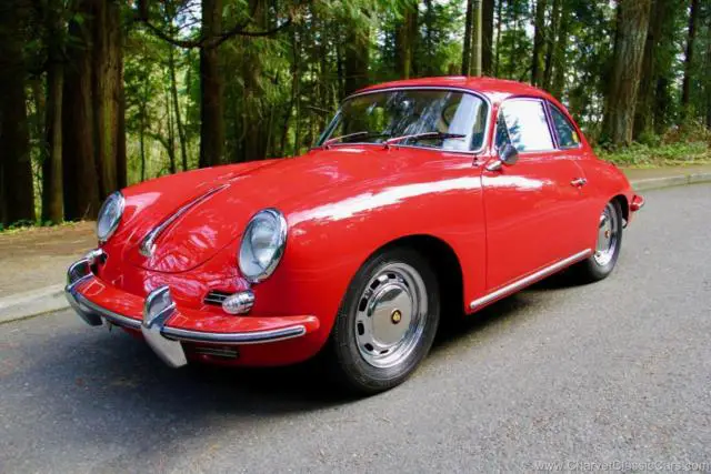 1964 porsche 356c sc coupe. numbers-matching. coa. see video