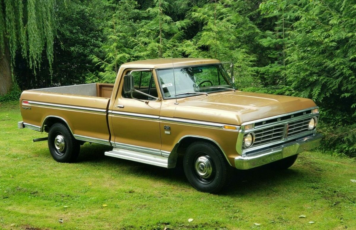 1973 ford f250 ranger xlt camper special low miles low reserve