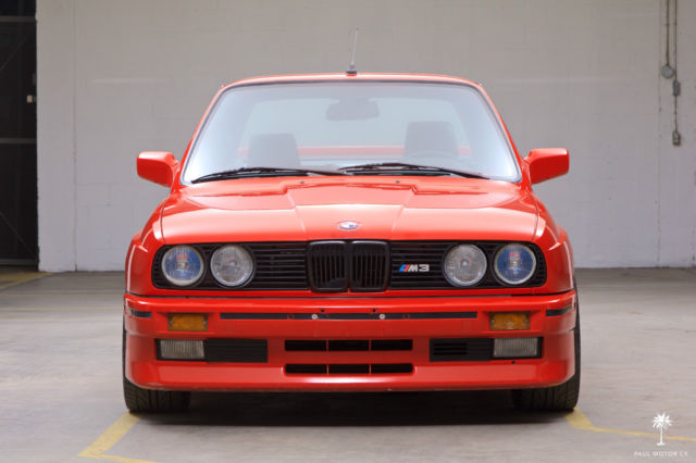 1988 bmw m3 (e30) / factory hennarot orange paint job / 131,455 miles