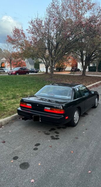 1991 nissan 240sx coupe black rwd manual base