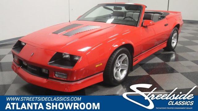 1990 chevrolet camaro iroc z/28 convertible convertible 5.0 liter v8 automatic c