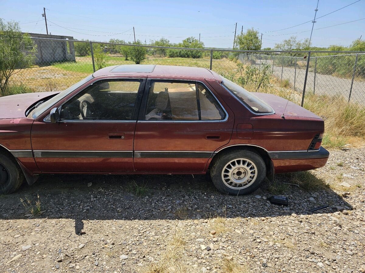 1988 acura legend sedan red fwd automatic l
