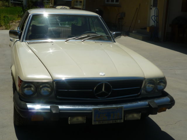 1979 mercedes-benz 450slc v8 hard top extremely nice!