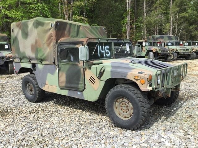 1987 am general m998 humvee w/truck body--29k miles