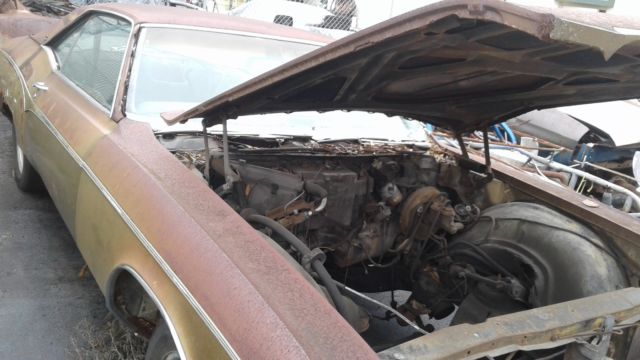 1970 buick riviera parts donor project car frame as is