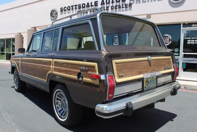 1987 jeep grand wagoneer limited 4x4 202429 miles dark pewter metallic suv 5.9l
