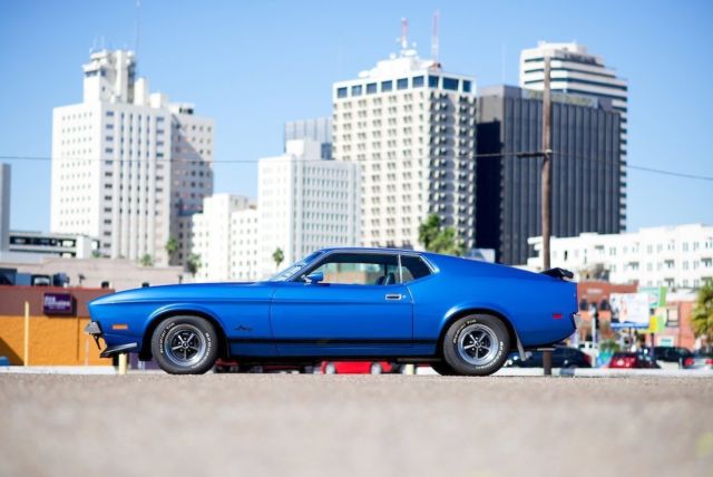 1972 ford mustang fastback 429 super cobra jet engine v8 3 speed automatic