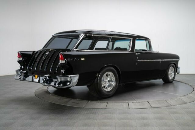 1955 chevrolet bel air nomad black station wagon 502 v8 4 speed automatic