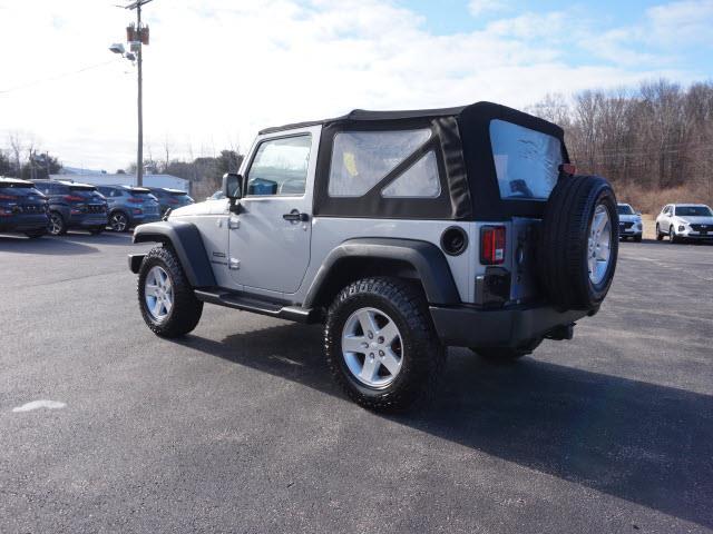 2015 jeep wrangler sport 4x4 sport 2dr suv for sale in columbia, connecticut