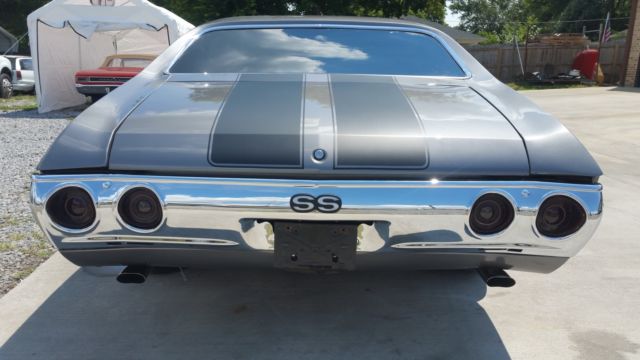 72 chevelle ss tribute very nicely stealthy look (fast and furious ) 454 ,20"