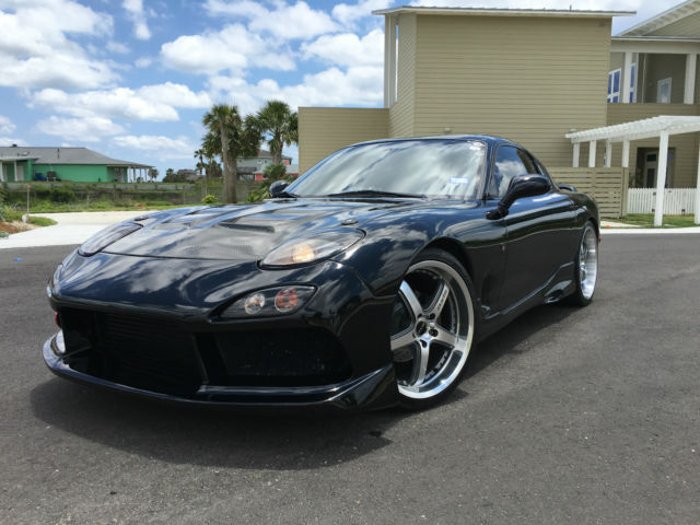 black rx7 built from the ground up