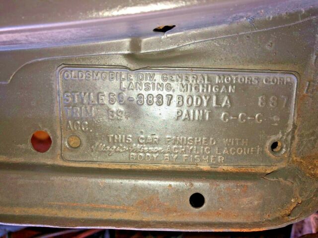 1959 oldsmobile 98 coupe, rat rod project, no reserve