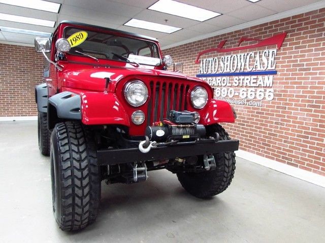 1980 jeep wrangler cj7 lifted restored 350ci v8 4 speed manual