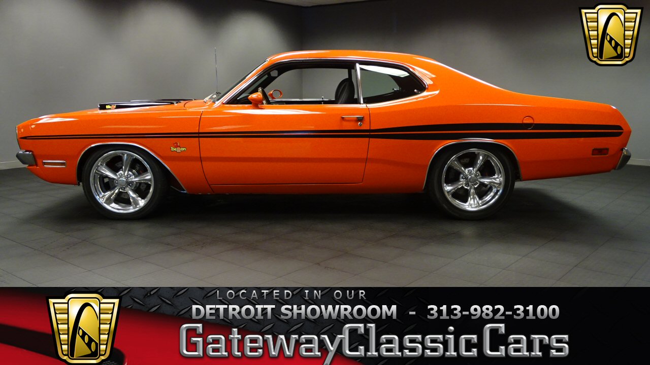 1971 dodge dart demon 300 miles hemi orange coupe 6.1l hemi v8 727 torque-flight