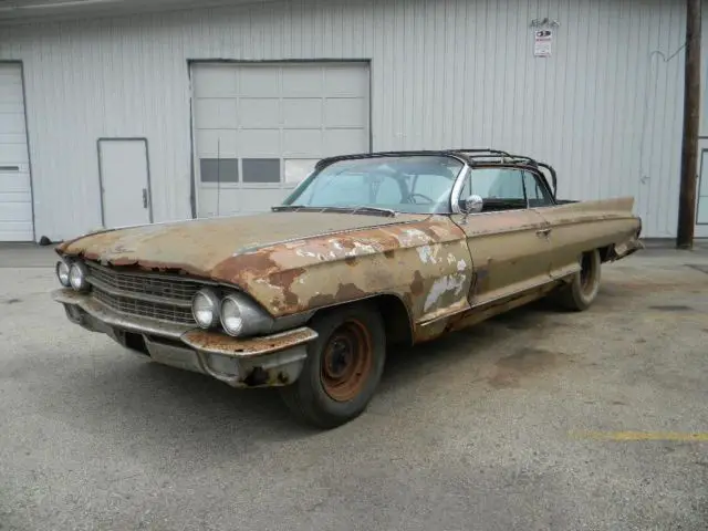 62 1962 cadillac eldorado convertible with factory bucket seats