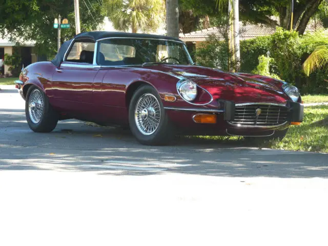 jaguar e type v12 roadster series iii all original