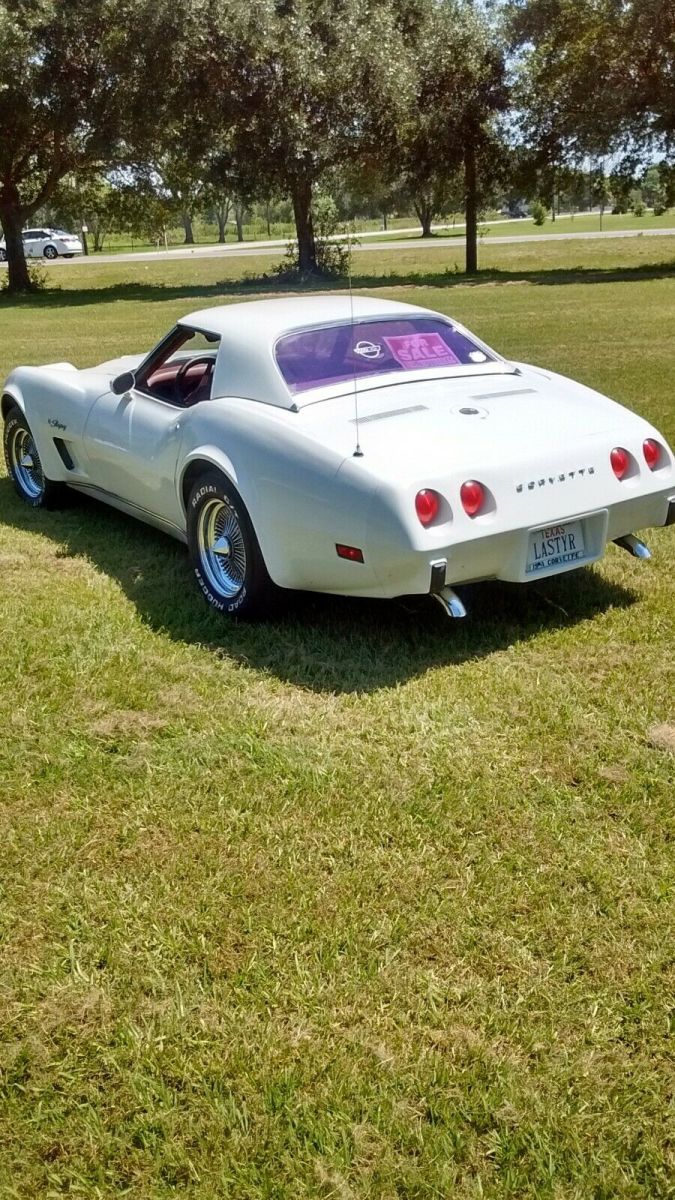 1975 chevrolet corvette convertible auxiliary hardtop, auto, ps/pb/pw/ac