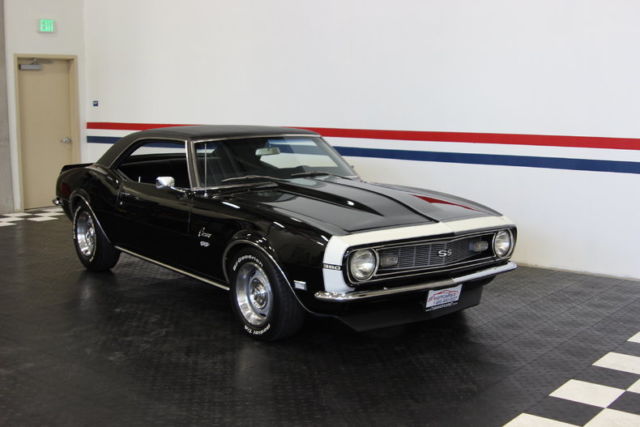 beautiful black 68 camaro