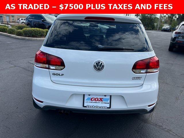 2012 volkswagen golf 2.5l