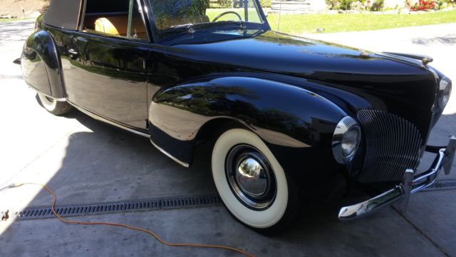 ** 1940 lincoln zephyr continental cabriolet convertible beautiful must see **