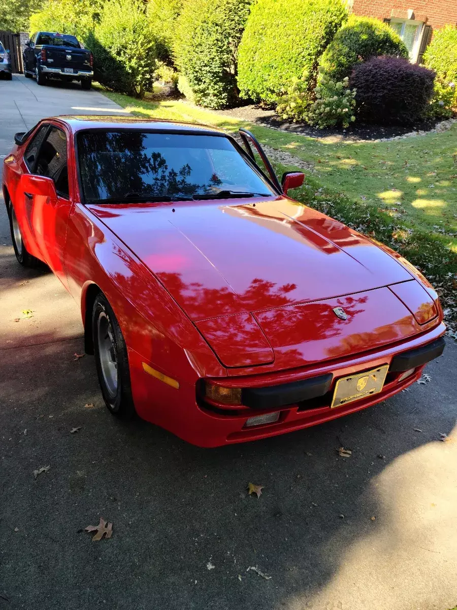 1983 porsche 944 red rwd manual