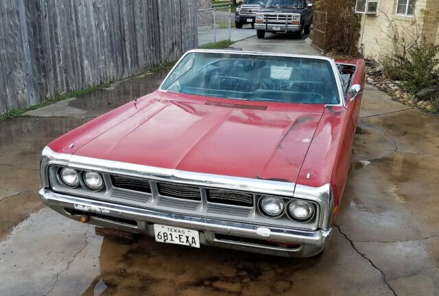 1969 dodge polara 500 convertible 383 barn find no reserve 67 68 70 71 mopar