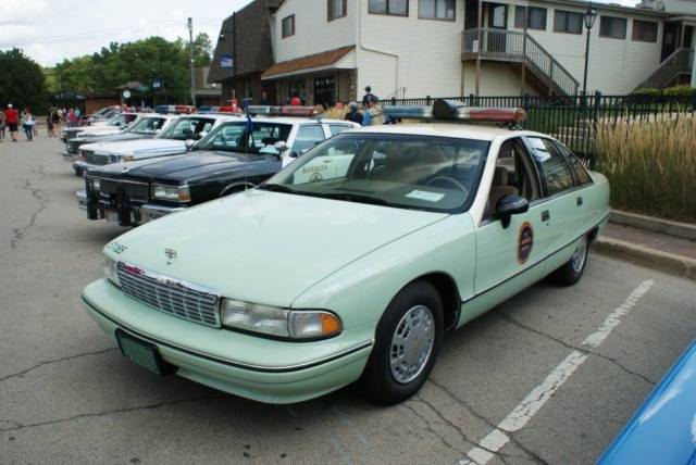 restored 1991 chevrolet caprice 9c1 police - original u.s. border patrol
